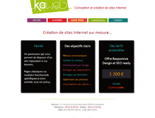 Tablet Screenshot of kaweb.fr